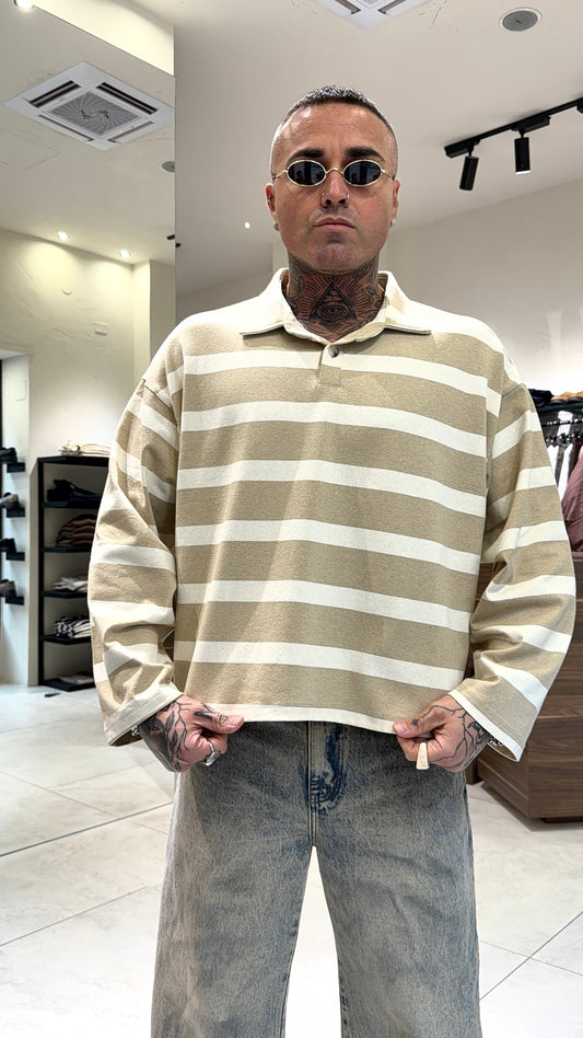 POLO CROPPED RIGHE
