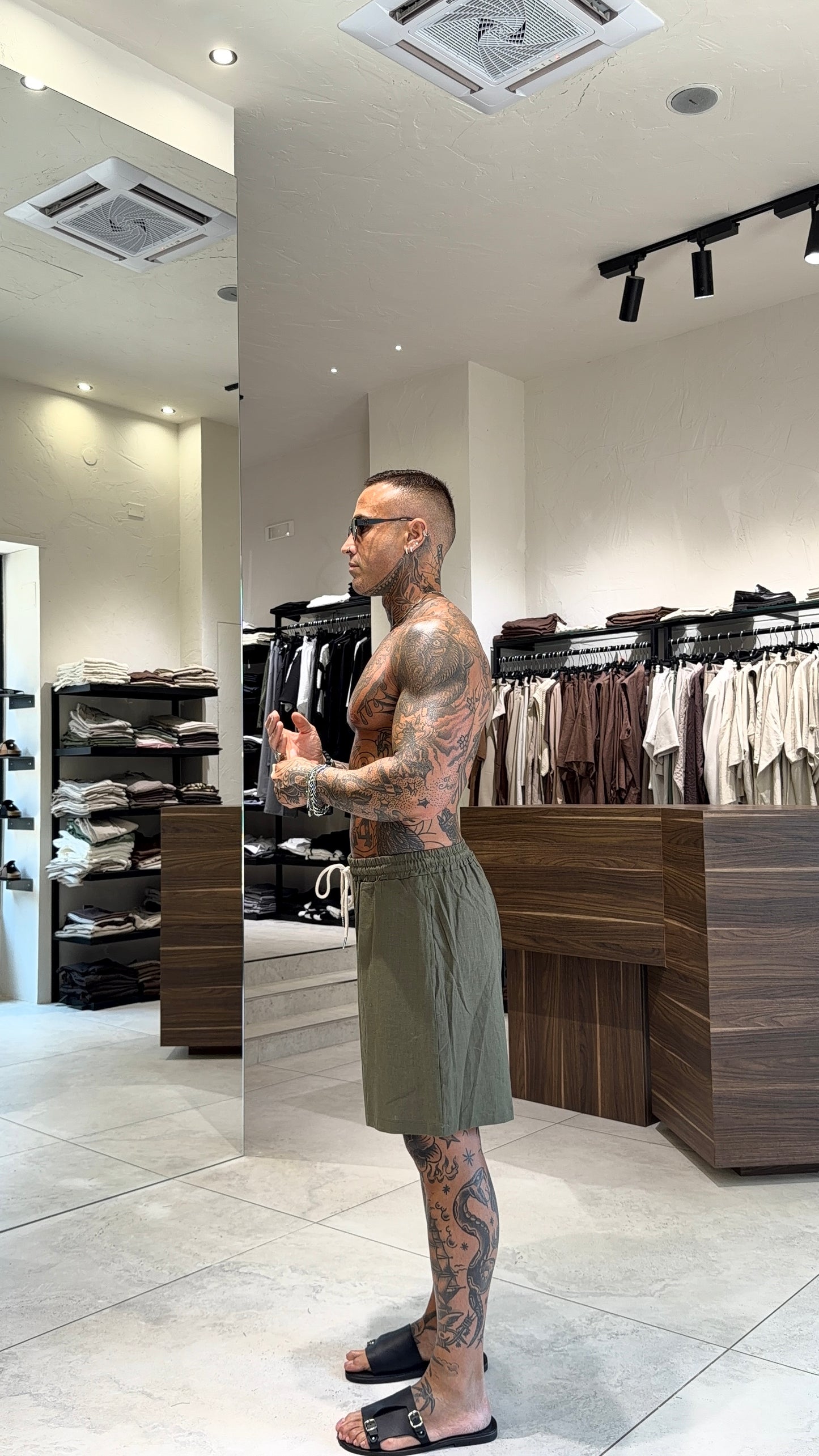 BALI LINEN SHORTS