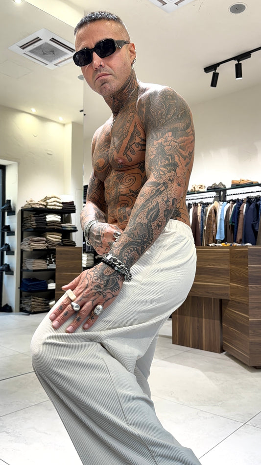 PANTALONE PALAZZO VELLUTO