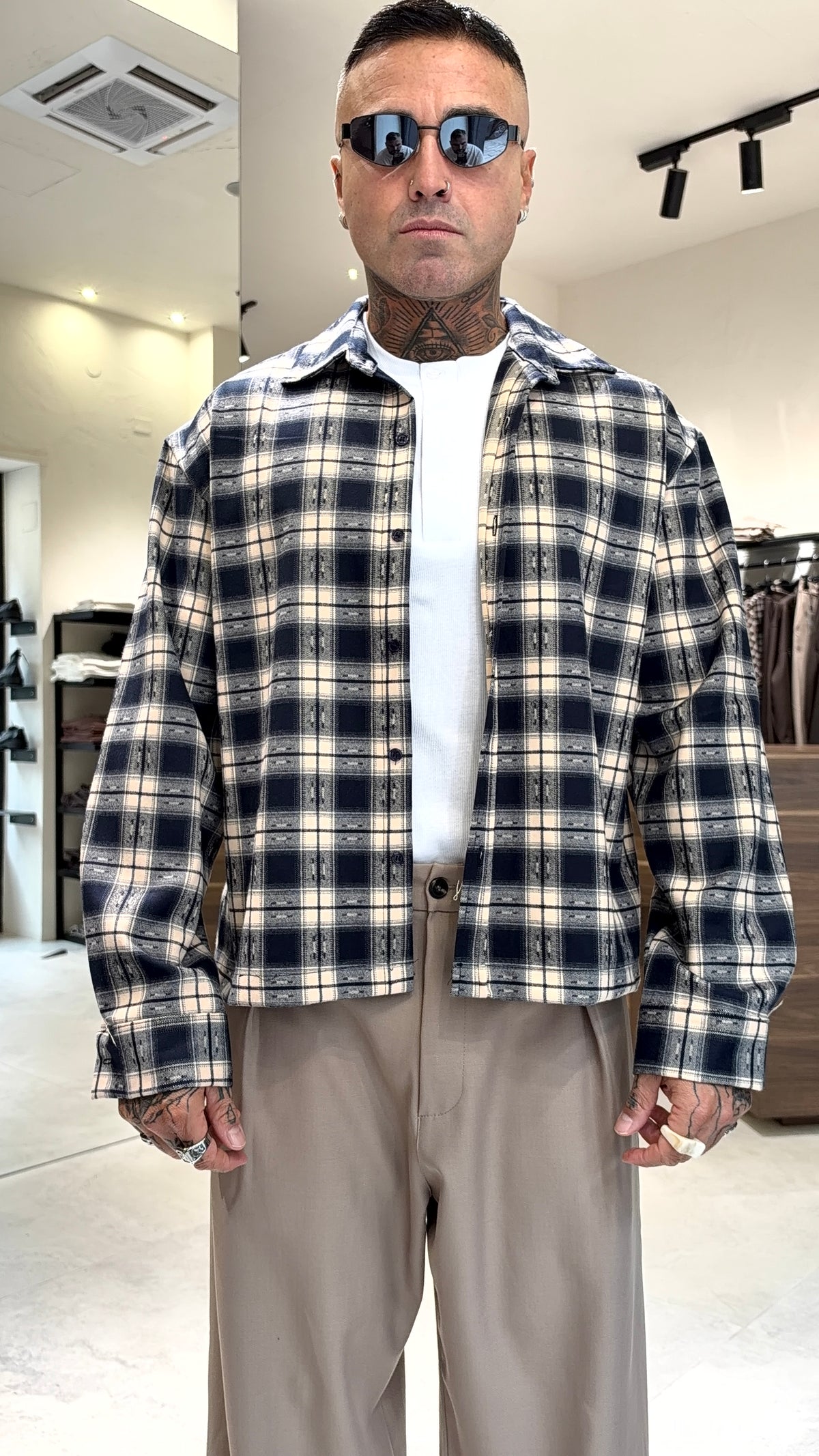 CAMICIA OS QUADRI