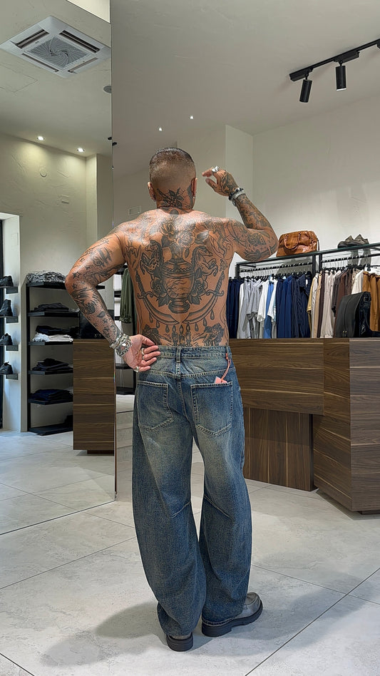 BALLOON JEANS SABBIA