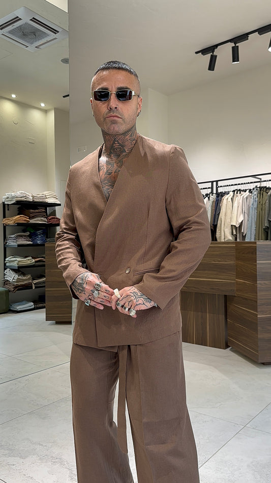 LINEN LONG JACKET