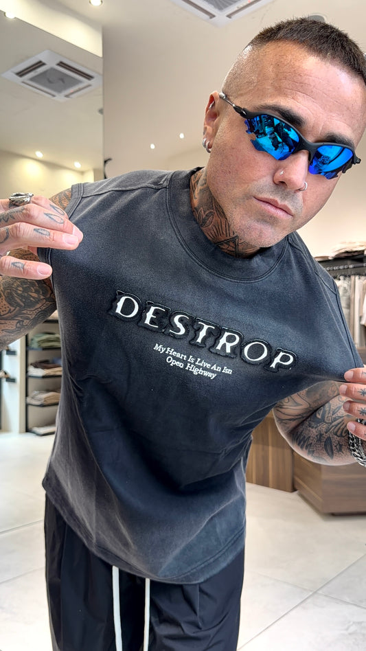 DESTROP TEE SMANICATO