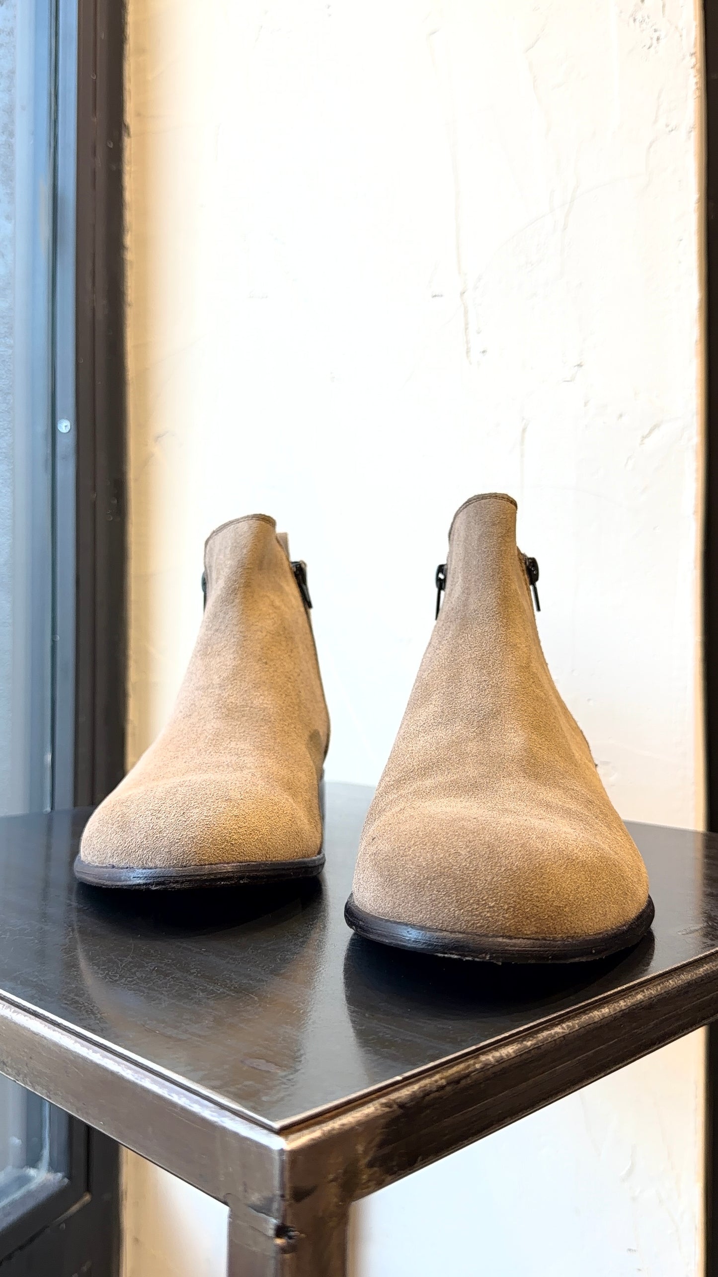 BOOT STIVALETTO CAMOSCIO ZIP