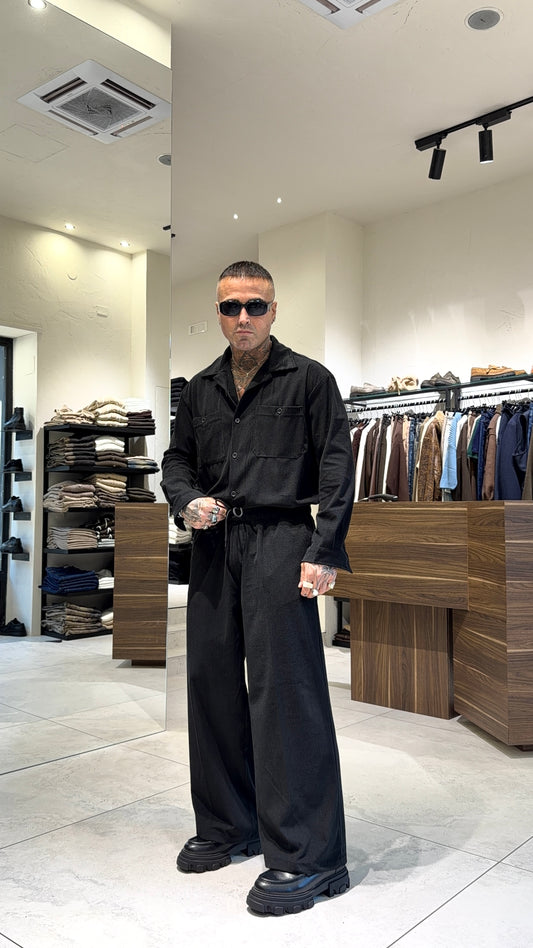 PANTALONE PALAZZO VELLUTO