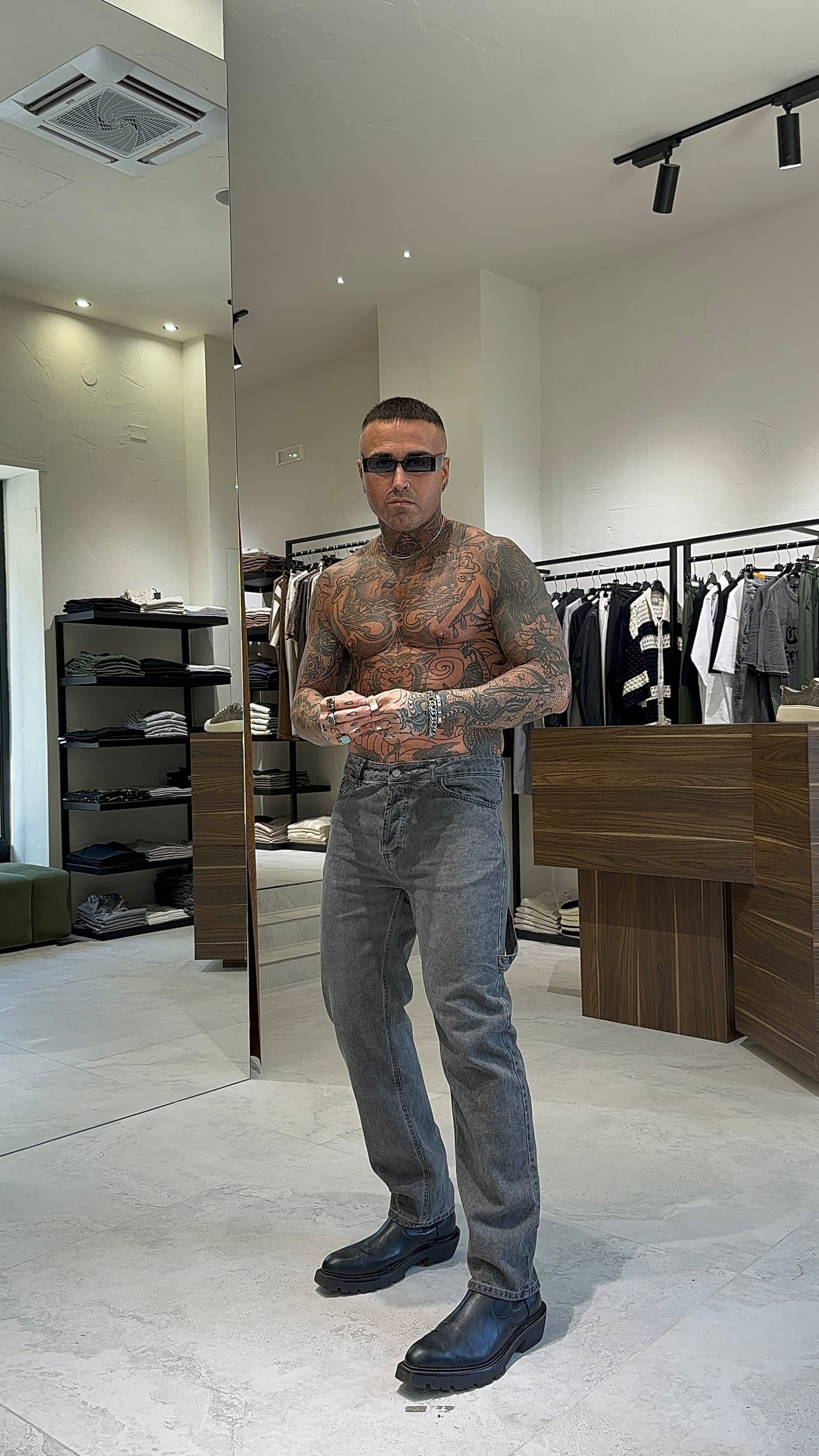 JEANS MARMORIZZATO