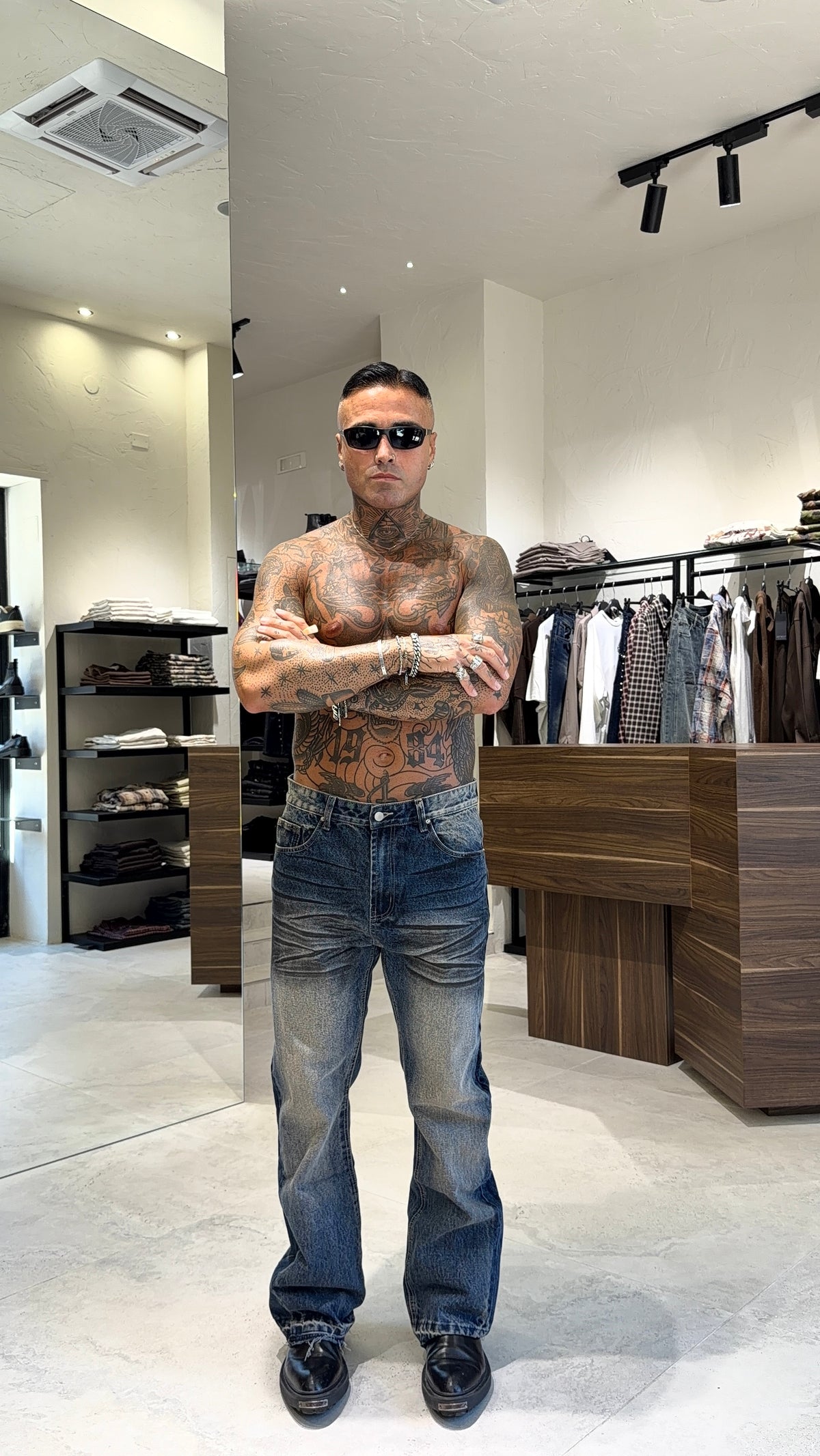 BOOTCUT DES JEANS