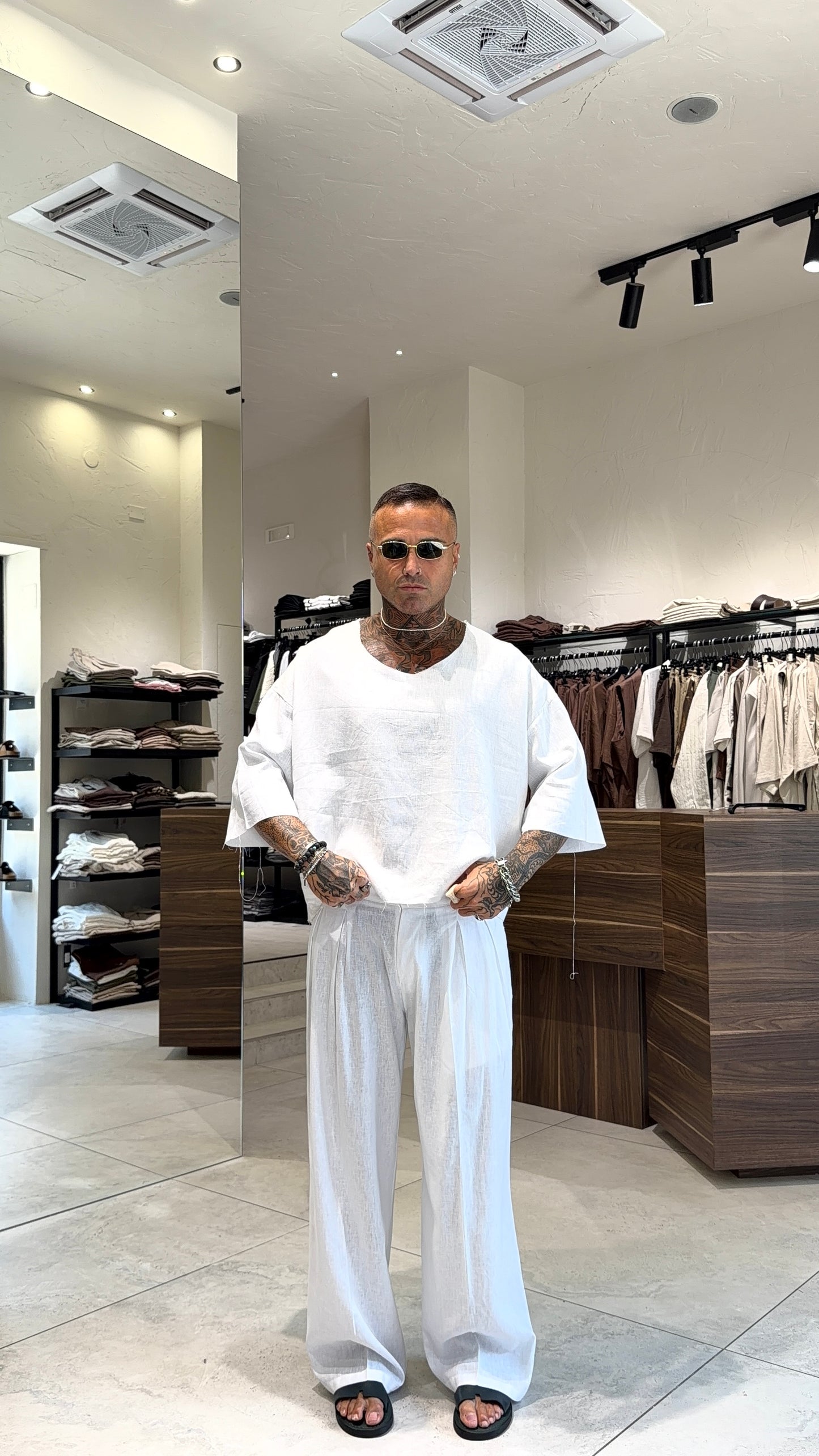 LESSONS LINEN PANTS