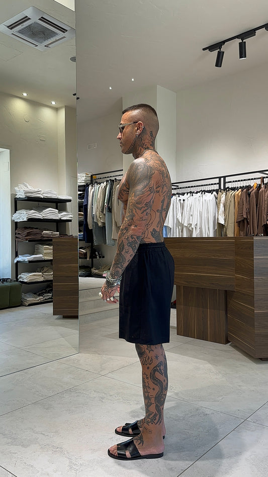 LINEN SHORTS LACCIO
