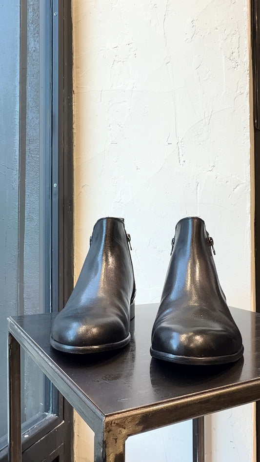 BOOT STIVALETTO PELLE ZIP