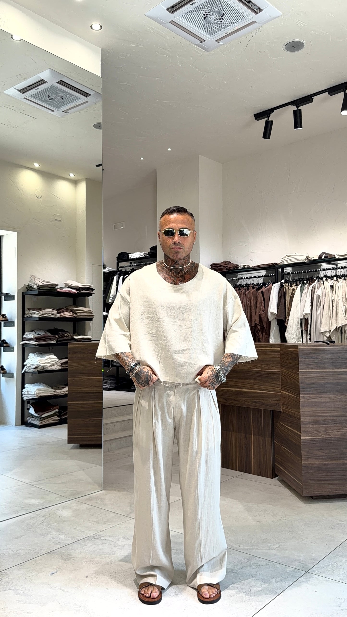 LESSONS LINEN PANTS