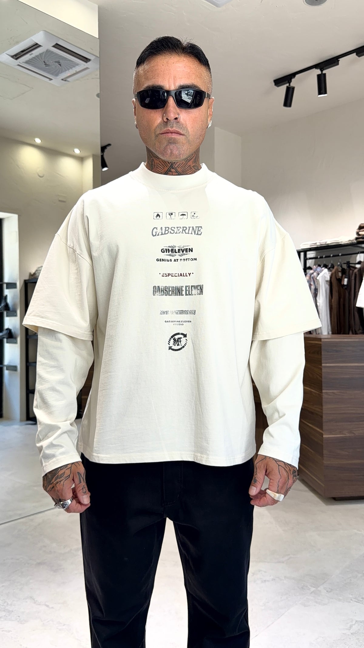 LONG SLEEVE GABSERINE