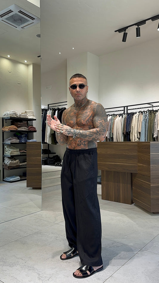 LINEN CHICAGO PANTS