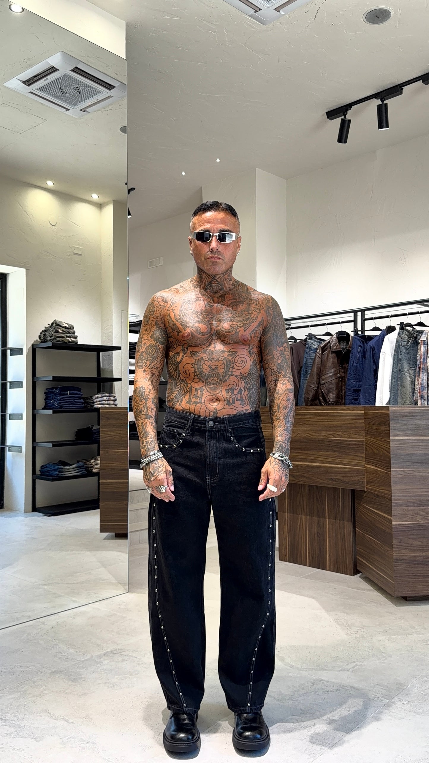 BAGGY METAL JEANS