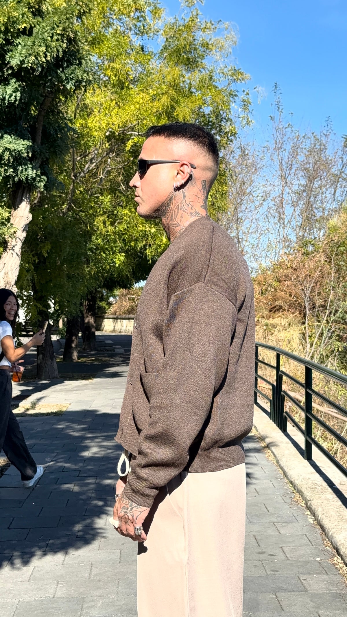 CARDIGAN CROP BOTTONI