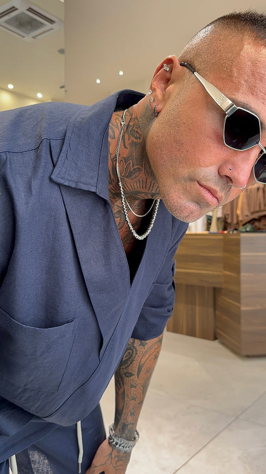 LINEN OVER SHIRT